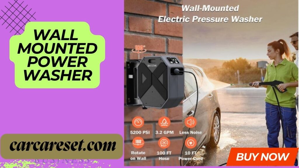 Wall Mounted Power Washer
